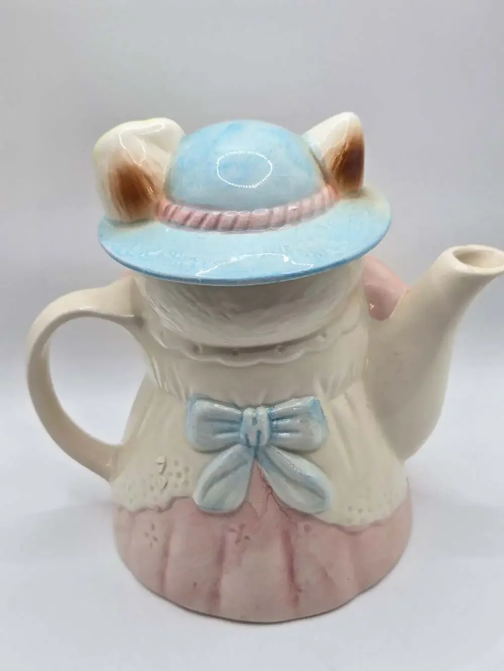 Vintage Albert E Price Cat Ceramic Teapot Tea Pot